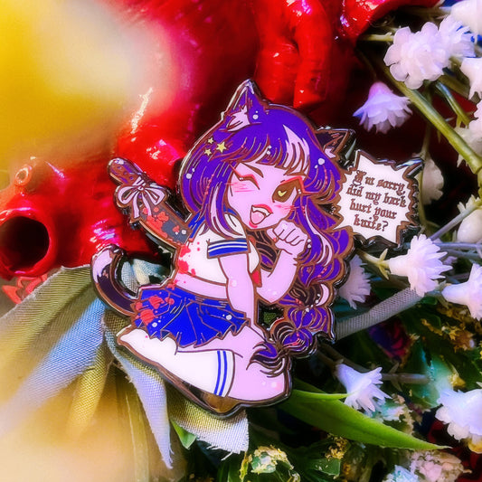 I’m sorry, did my back hurt your knife ! ♡