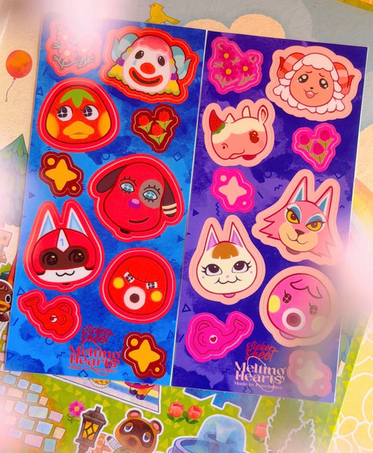 An!mal Cr00s!ng ♡ StickerSheet!