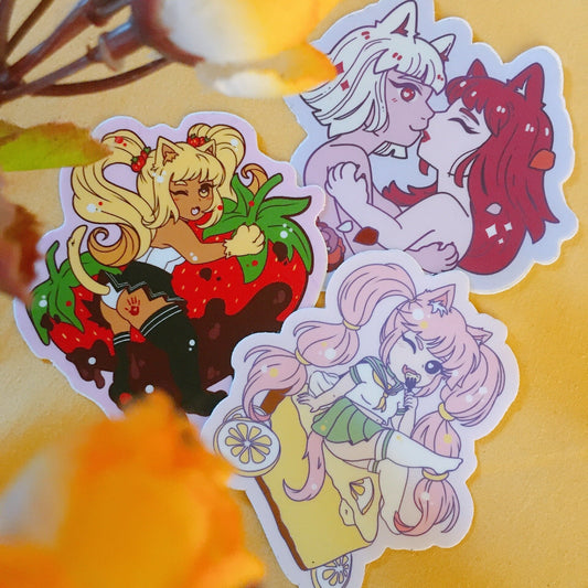 Catgirls Stickers! ♡