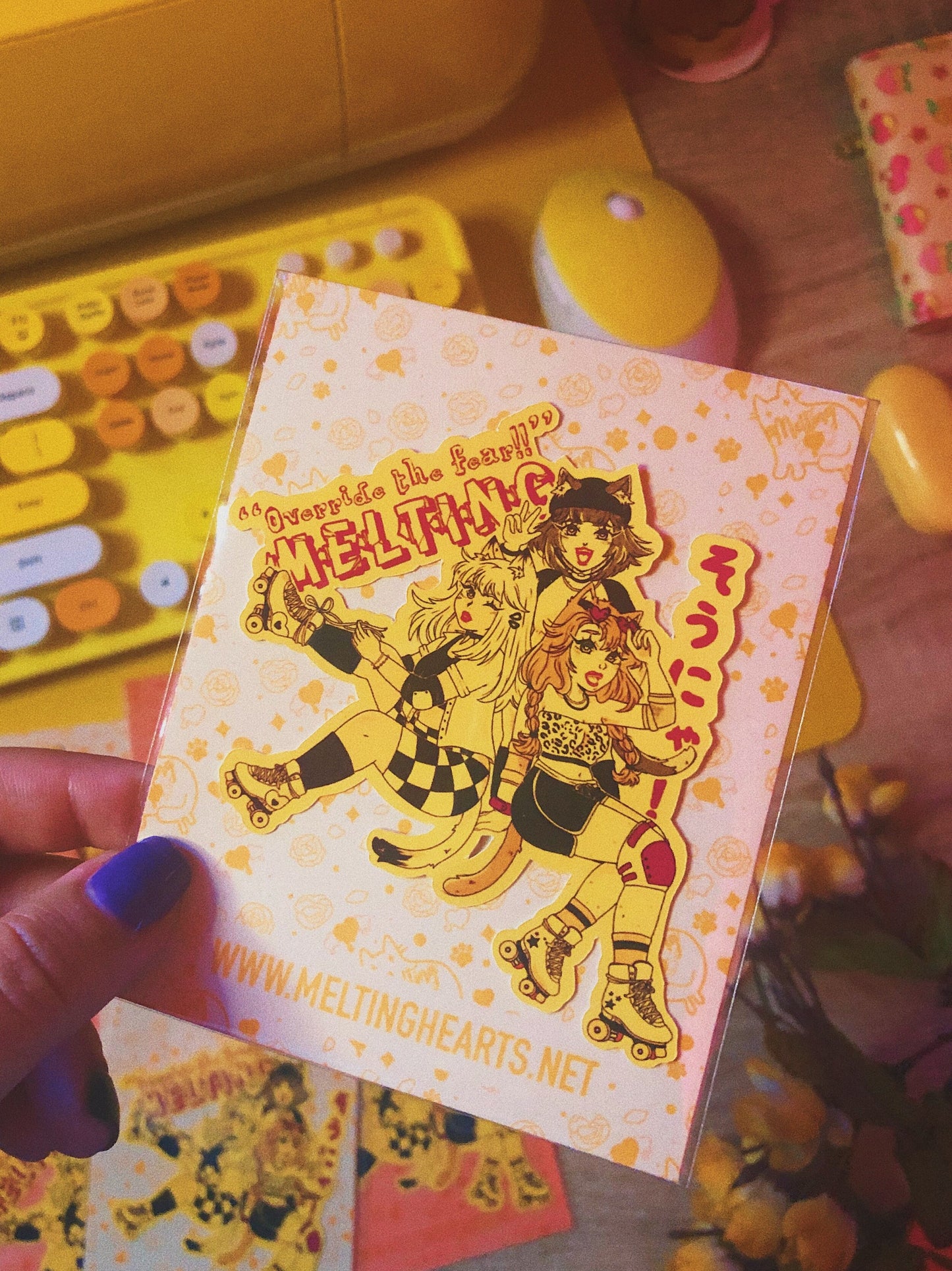 "Override the fear!!"