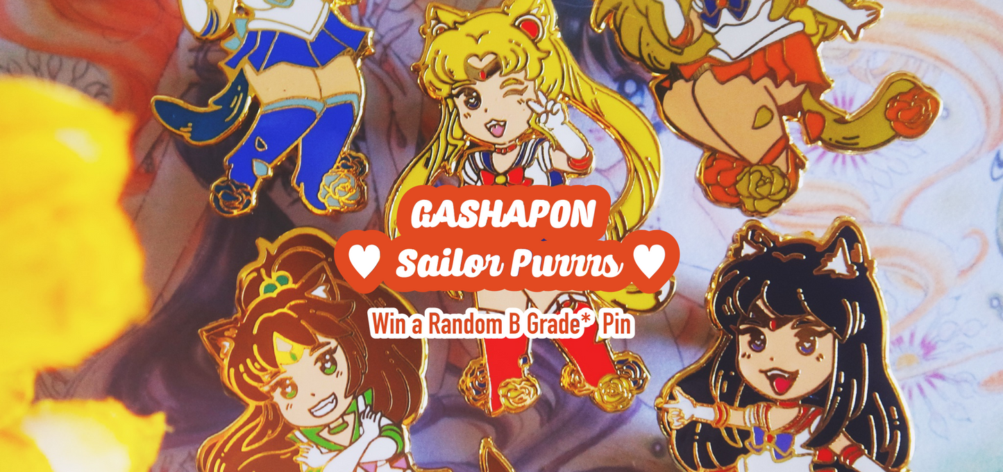 VIRTUAL GATCHAPON LETS PLAY! ♡  B GRADE PINS INSIDE!!