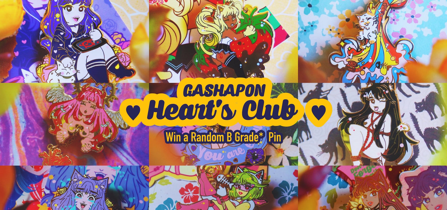 VIRTUAL GATCHAPON LETS PLAY! ♡  B GRADE PINS INSIDE!!