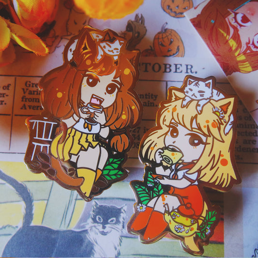 Cafeína & Camomila ♥︎ Enamel Pin